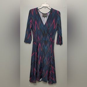 Beautiful multi color, stretchy dress